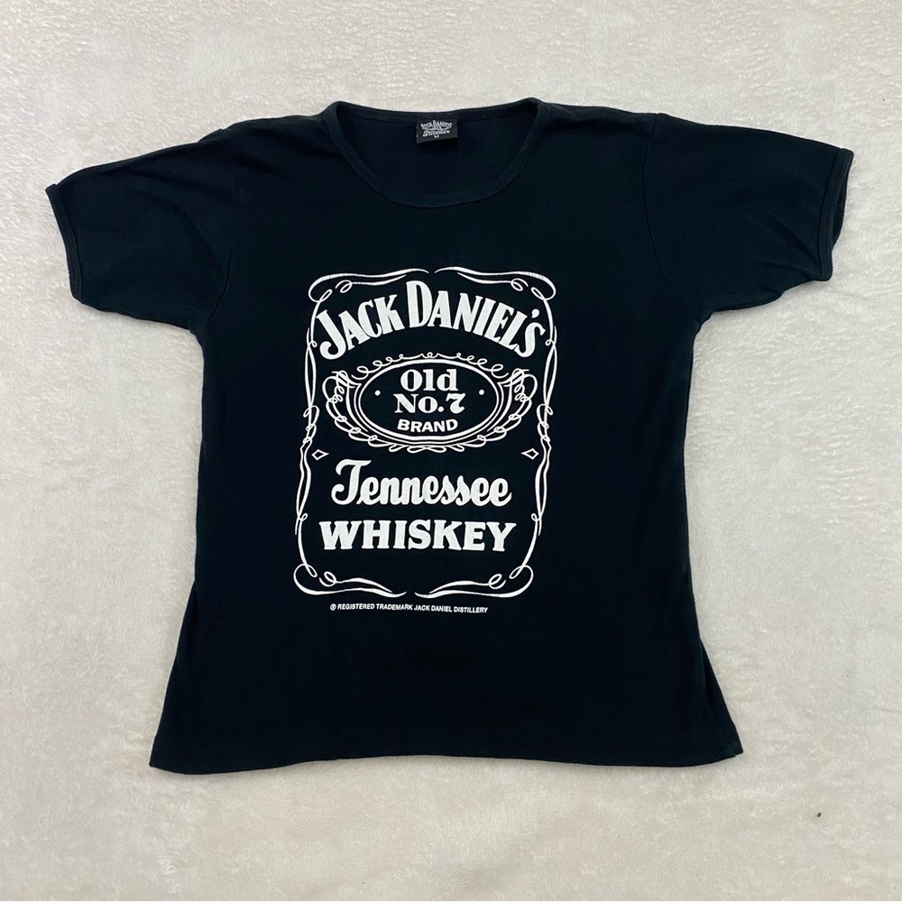 Jack Daniel’s Official Logo T Shirt Size Medium Women's